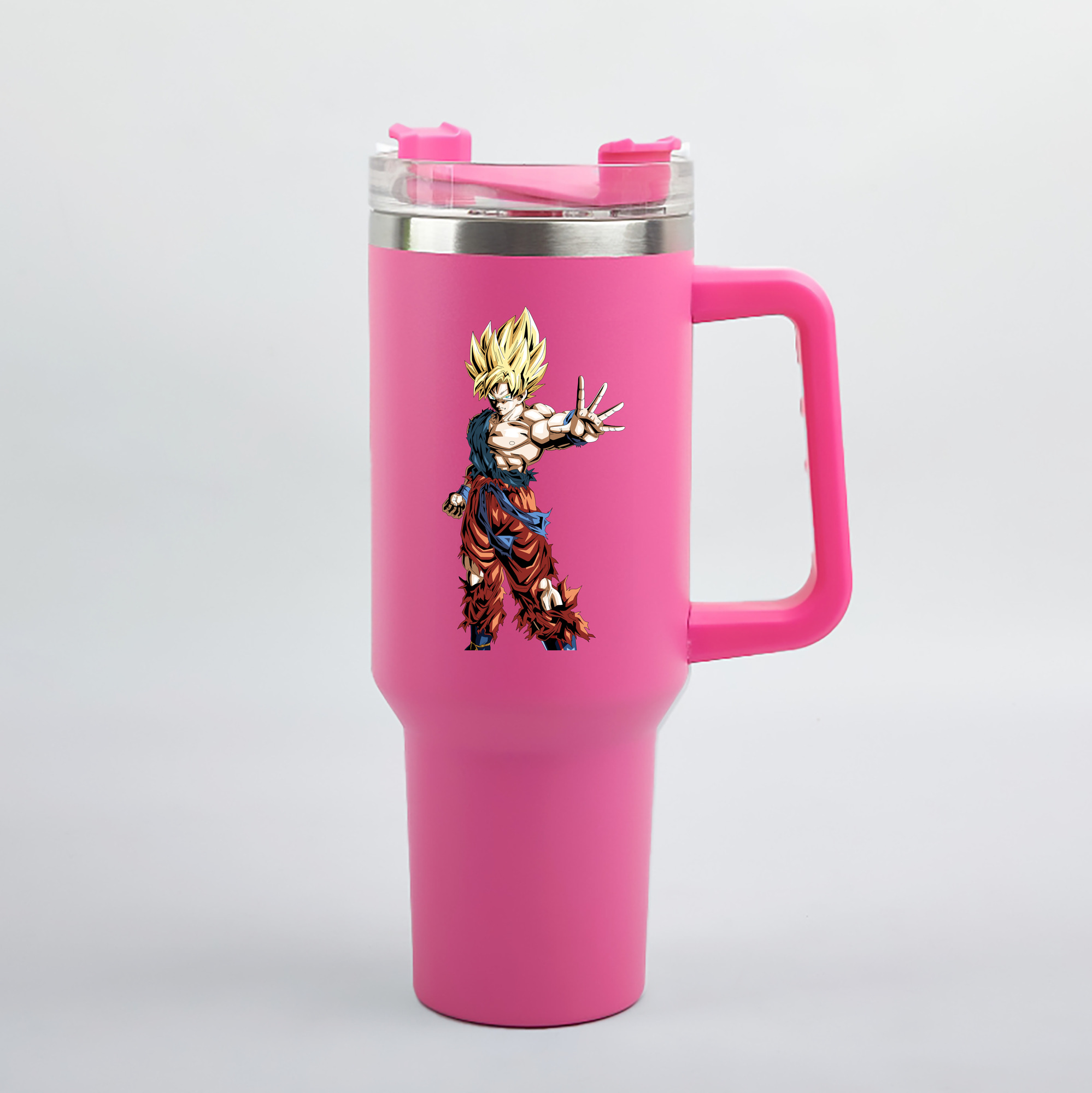 （画像用） ドラゴンボール 孫悟空（そん ごくう）Son Goku カカロット DRAGON BALL Kakarotto 1200mL車用タンブラー（カラープリント）